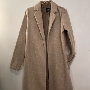 ✨Beige Zara (Faux) Wool Coat✨